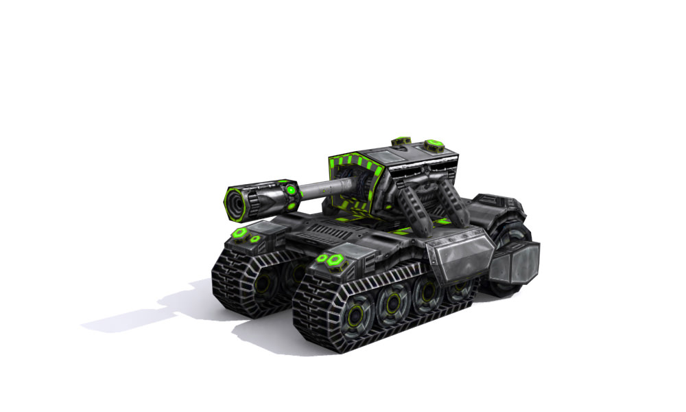 Future combat vehicle collection Low-poly 3D model_34