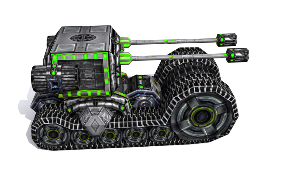 Future combat vehicle collection Low-poly 3D model_52