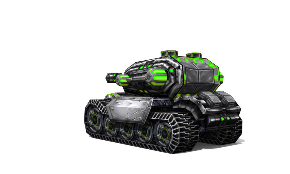 Future combat vehicle collection Low-poly 3D model_8