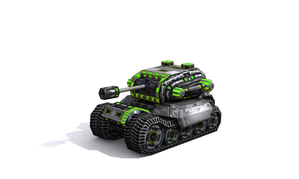 Future combat vehicle collection Low-poly 3D model_6