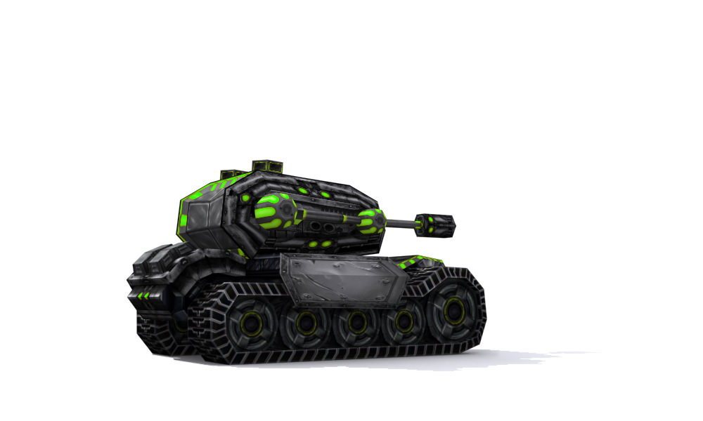 Future combat vehicle collection Low-poly 3D model_10