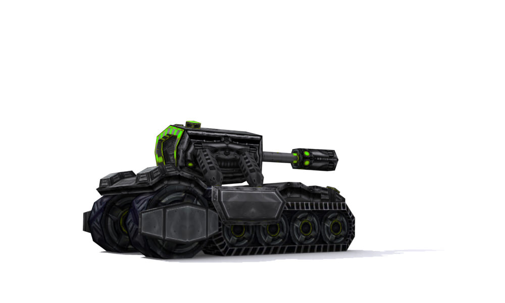 Future combat vehicle collection Low-poly 3D model_37