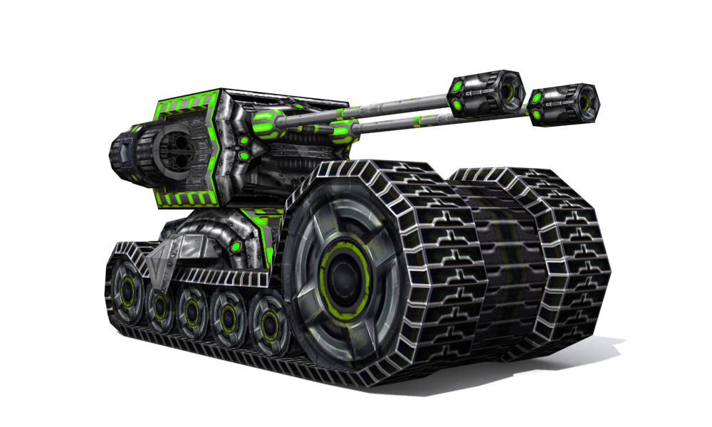 Future combat vehicle collection Low-poly 3D model_53