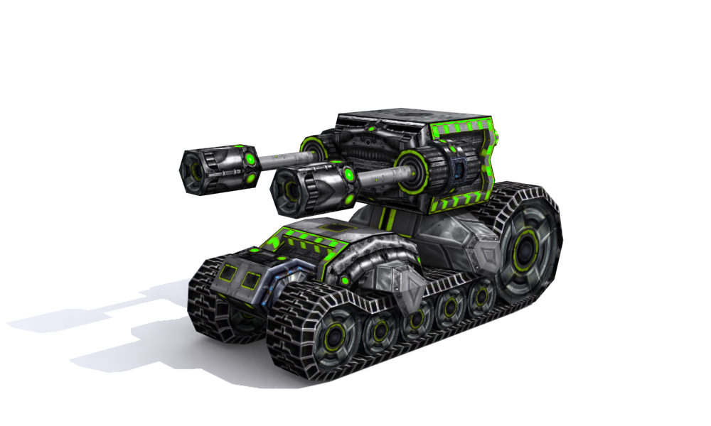 Future combat vehicle collection Low-poly 3D model_58