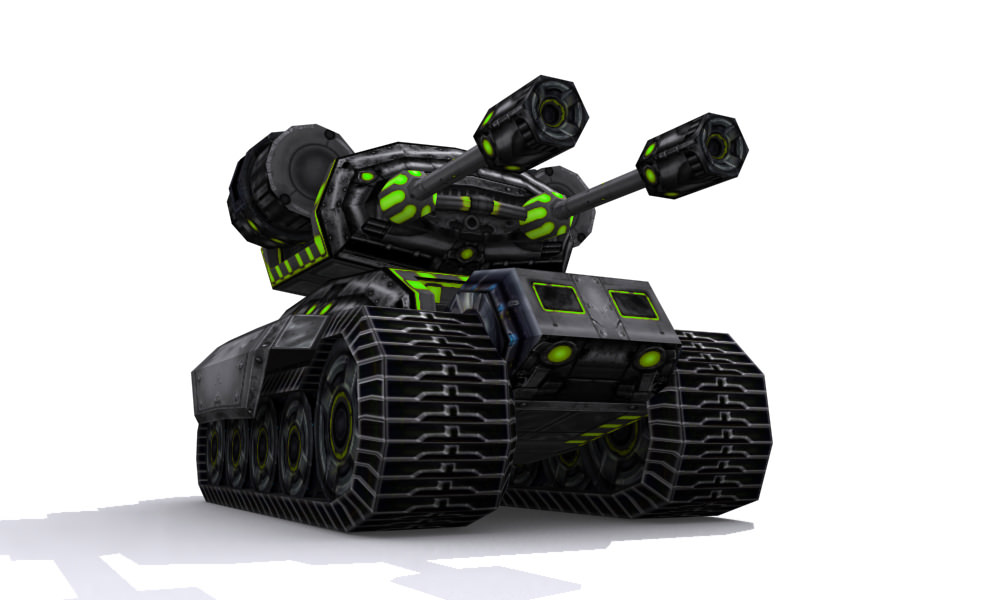 Future combat vehicle collection Low-poly 3D model_21