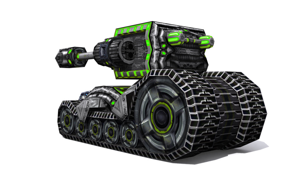 Future combat vehicle collection Low-poly 3D model_61