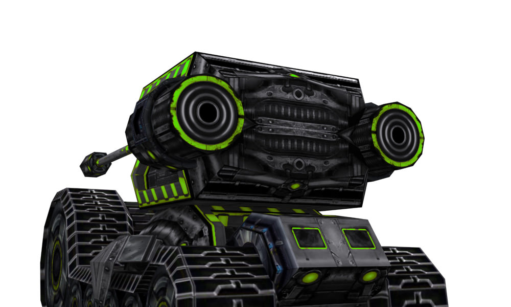 Future combat vehicle collection Low-poly 3D model_55