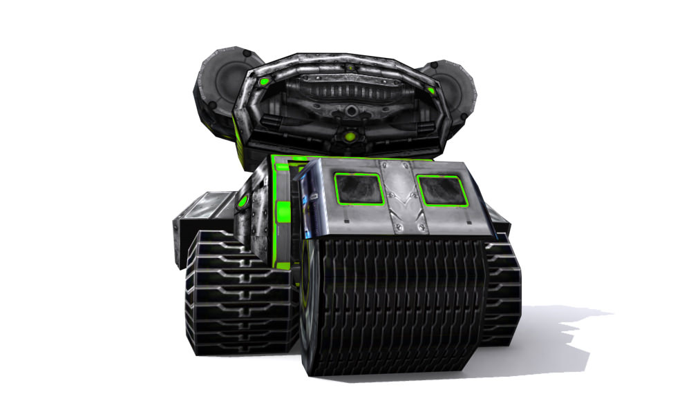 Future combat vehicle collection Low-poly 3D model_24