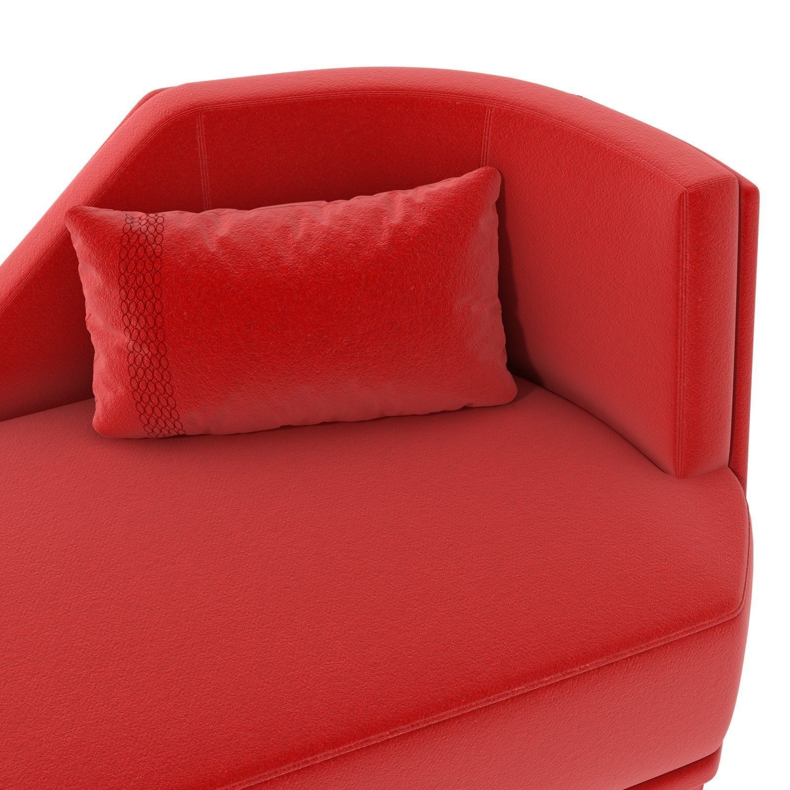 SITIA PERGY Vis a vis two seater fabric sofa 3D model_5