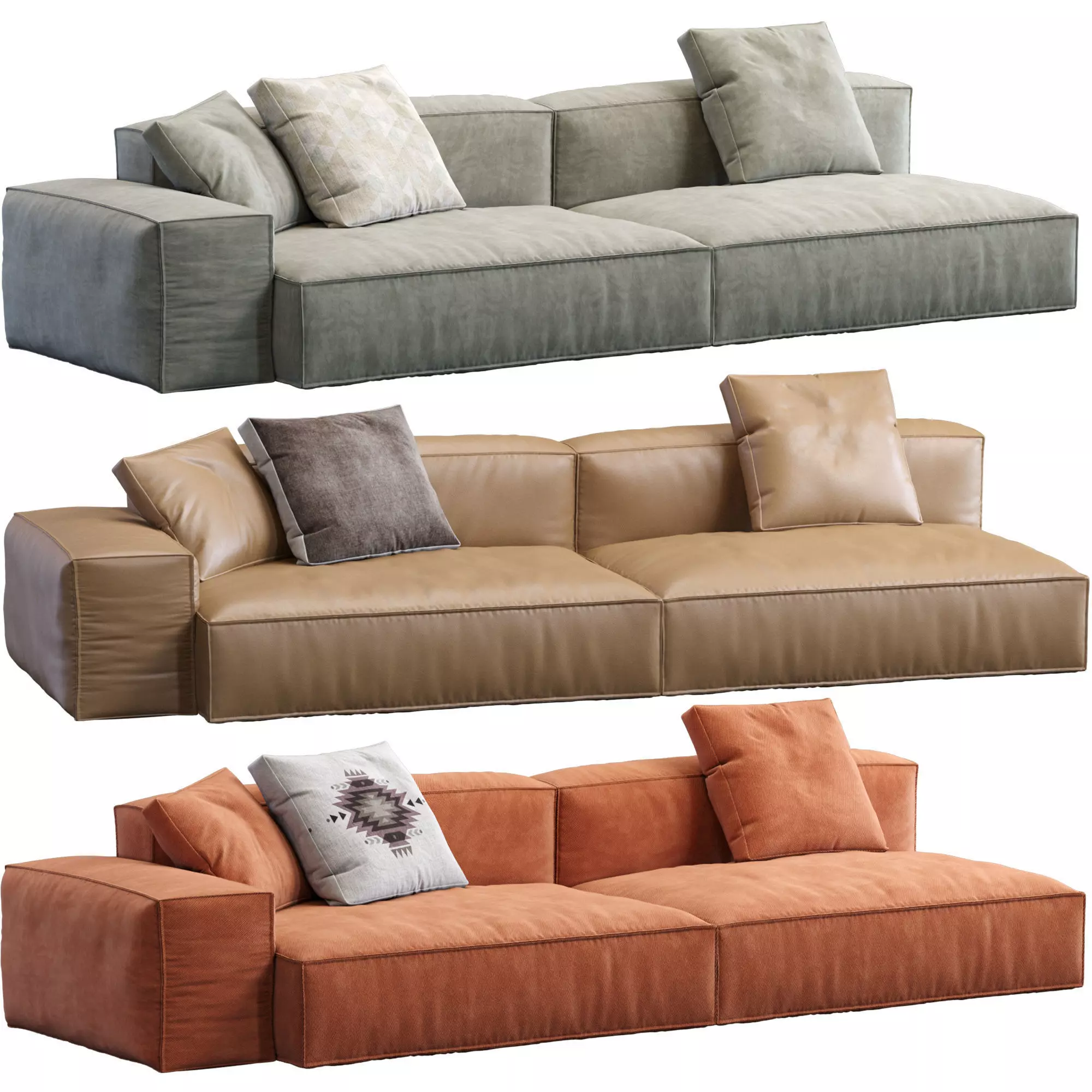 Sofa Boca Navi 3D model