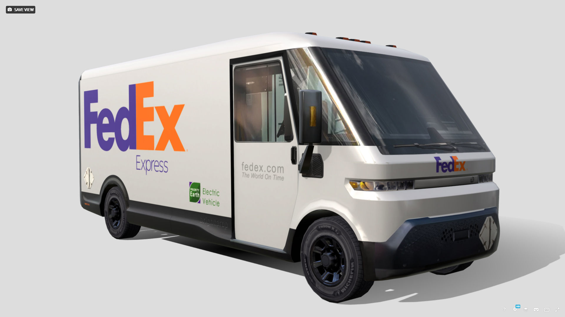 BrightDrop EV600 Low-poly 3D model_5