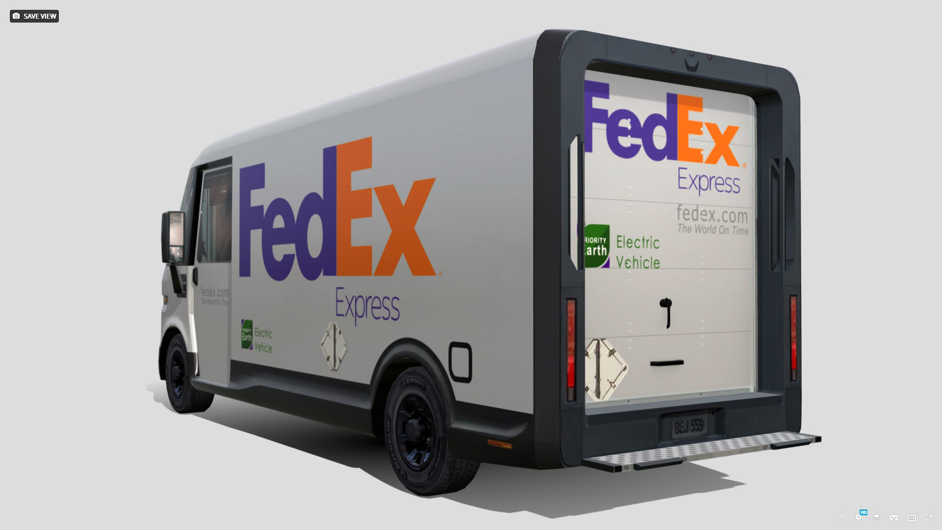 BrightDrop EV600 Low-poly 3D model_3