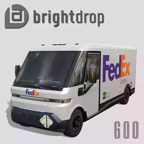 BrightDrop EV600 Low-poly 3D model