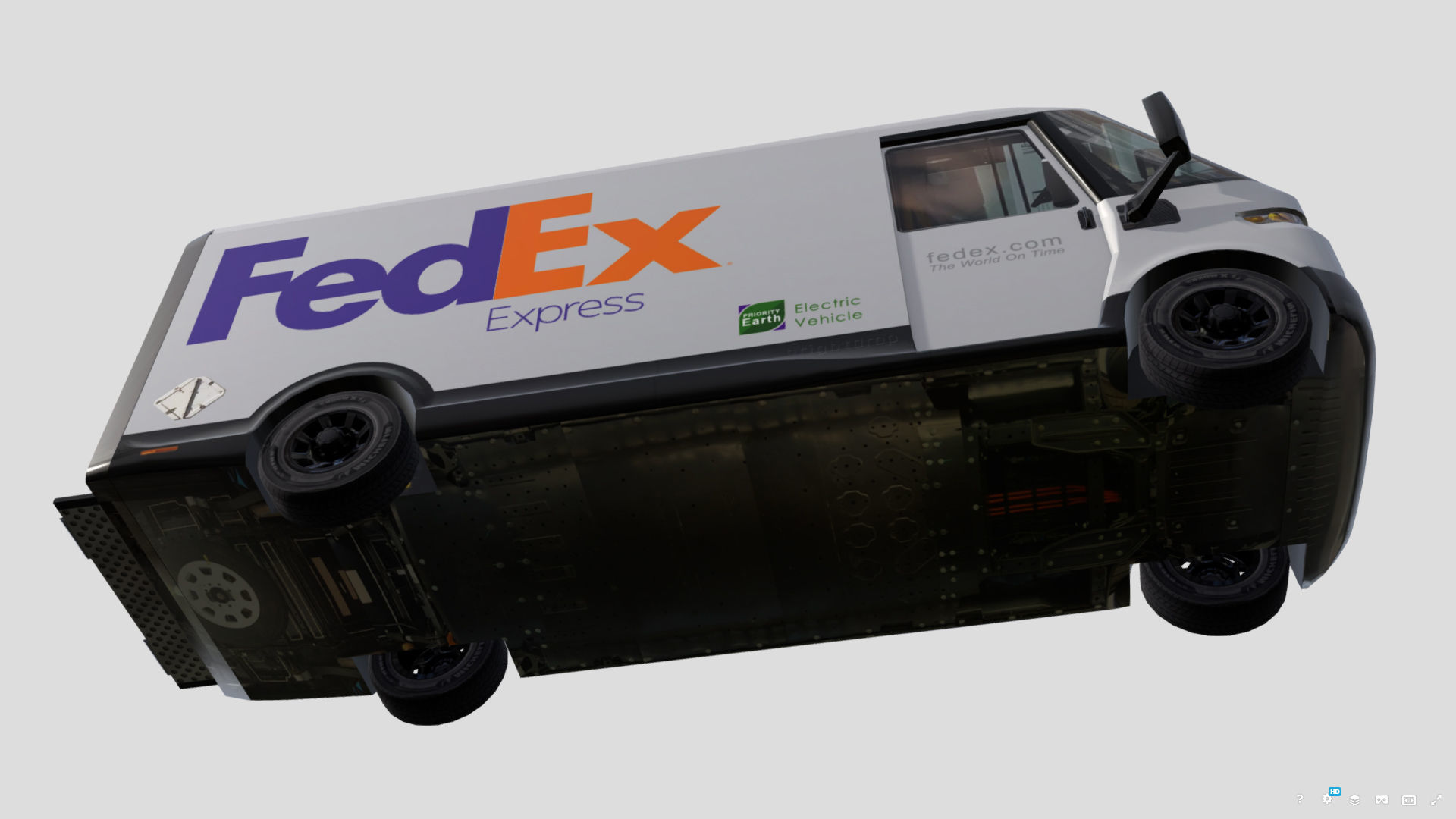 BrightDrop EV600 Low-poly 3D model_6