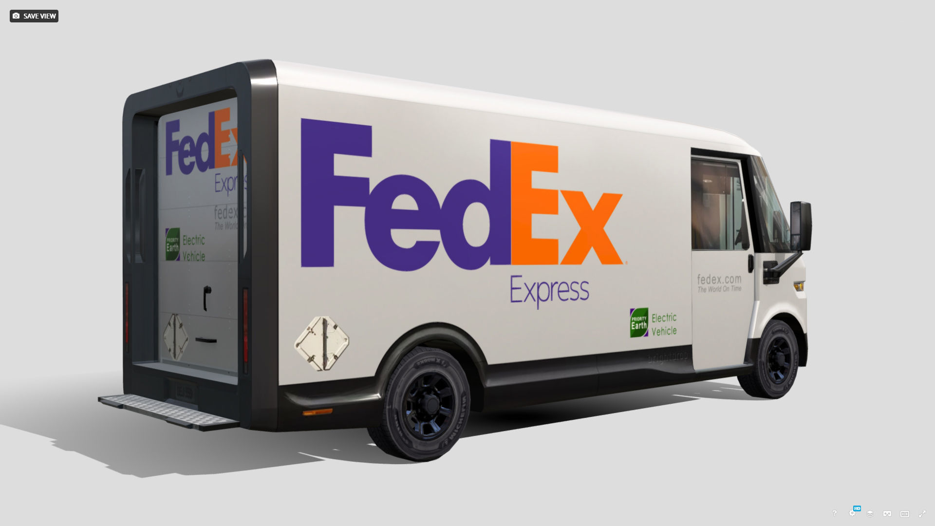 BrightDrop EV600 Low-poly 3D model_4