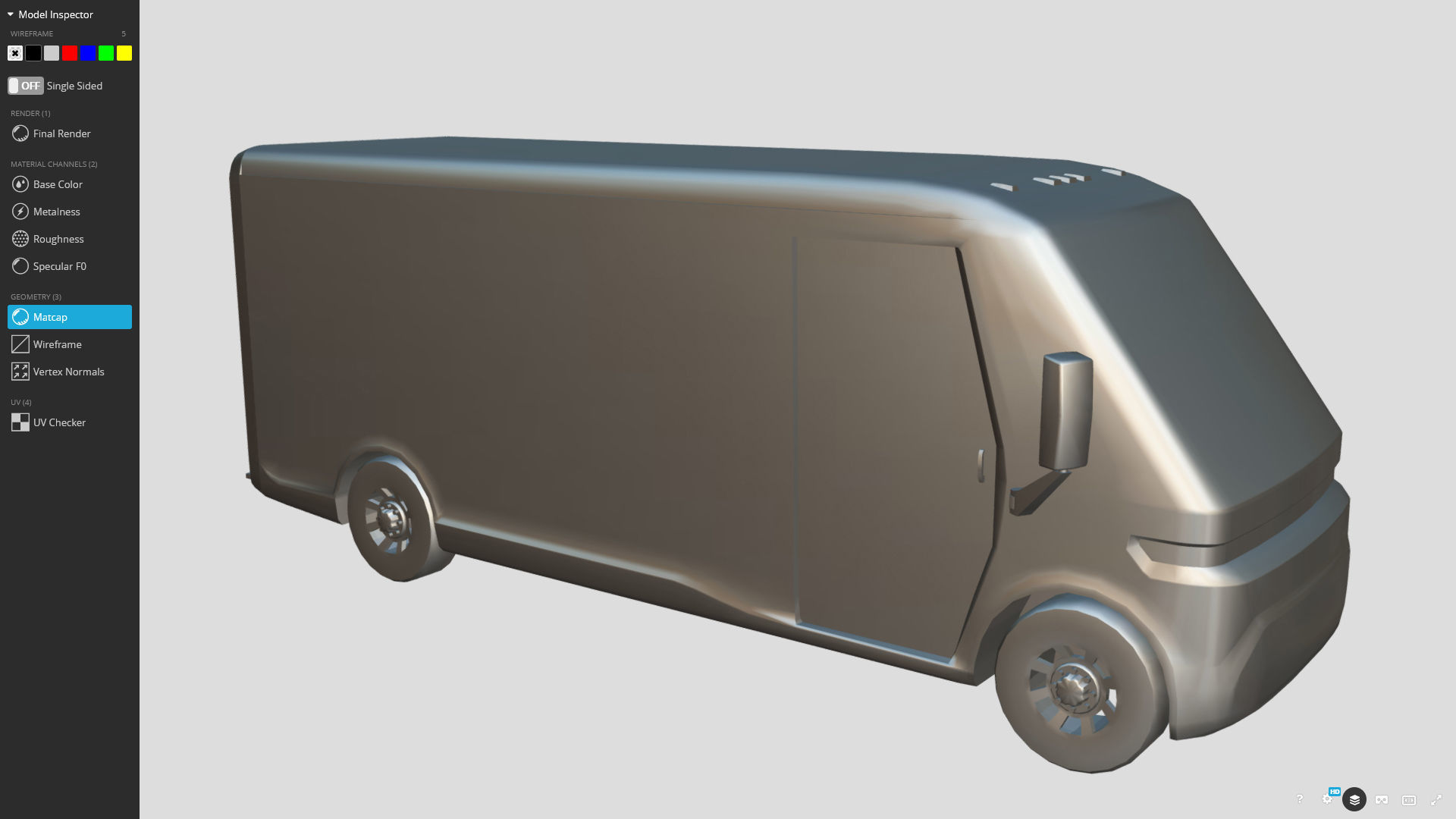 BrightDrop EV600 Low-poly 3D model_8