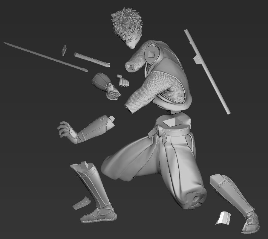 Rikimaru Tenchu Wrath of Heaven 3D model 3D print model_5