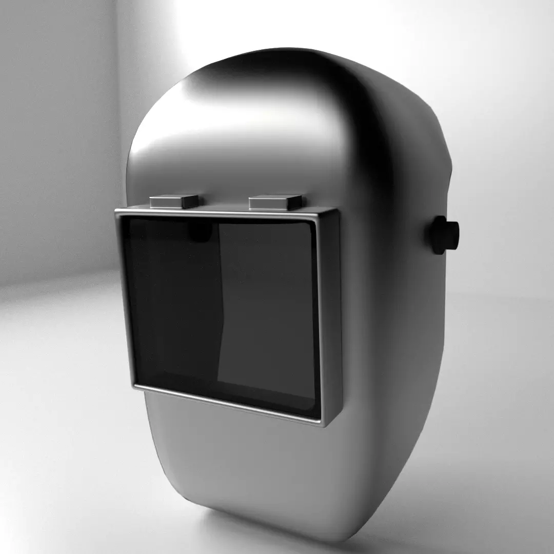 Welding Helmet 3D model_0