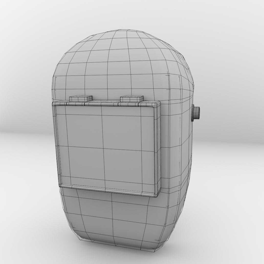 Welding Helmet 3D model_4