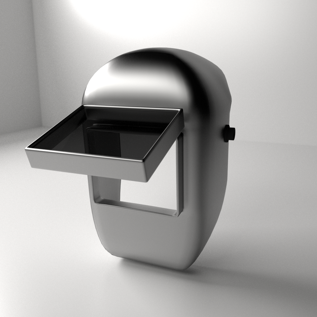 Welding Helmet 3D model_2