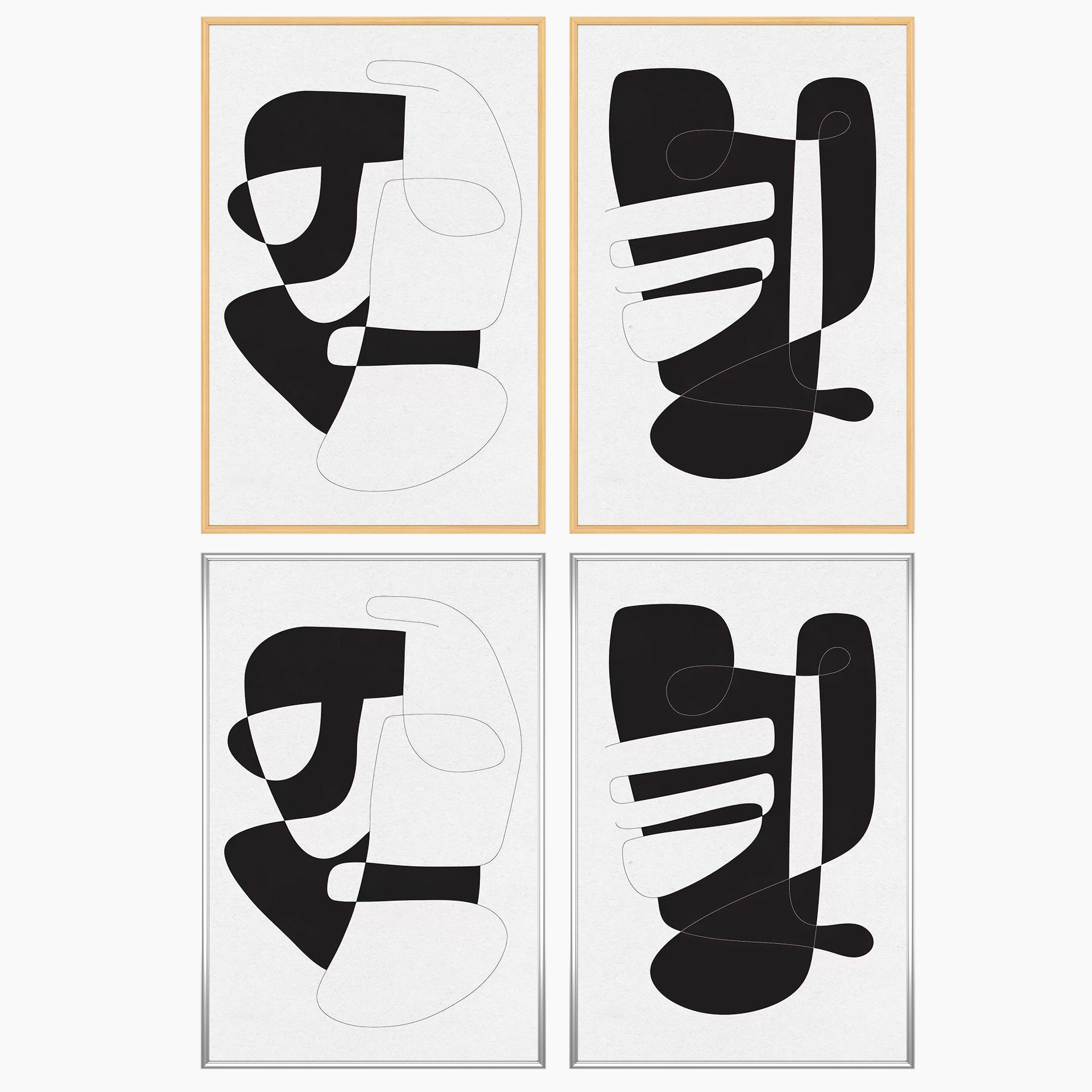 Wall Art Set 3423 3D model_2