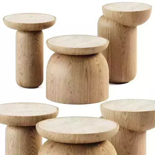 SinCa Design Mezcalitos Side Tables 3D model