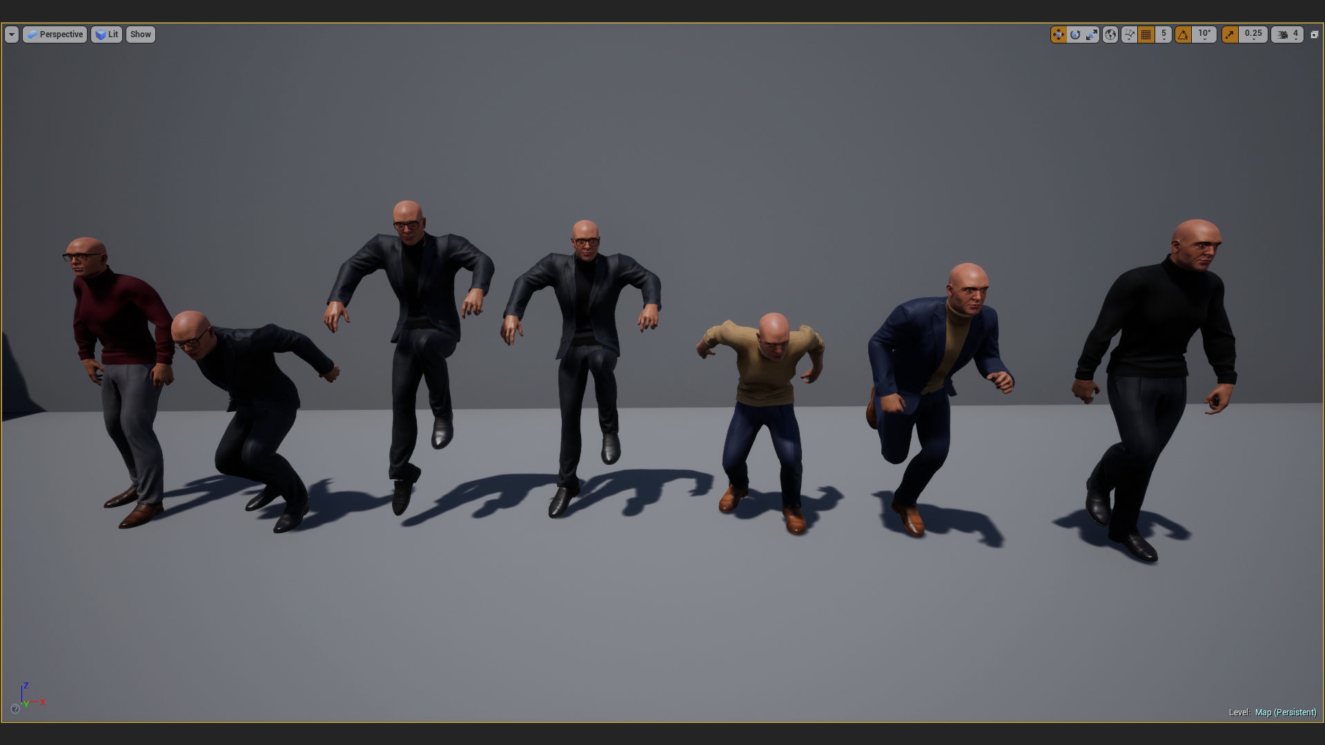 Man in Suit Low-poly 3D model_23