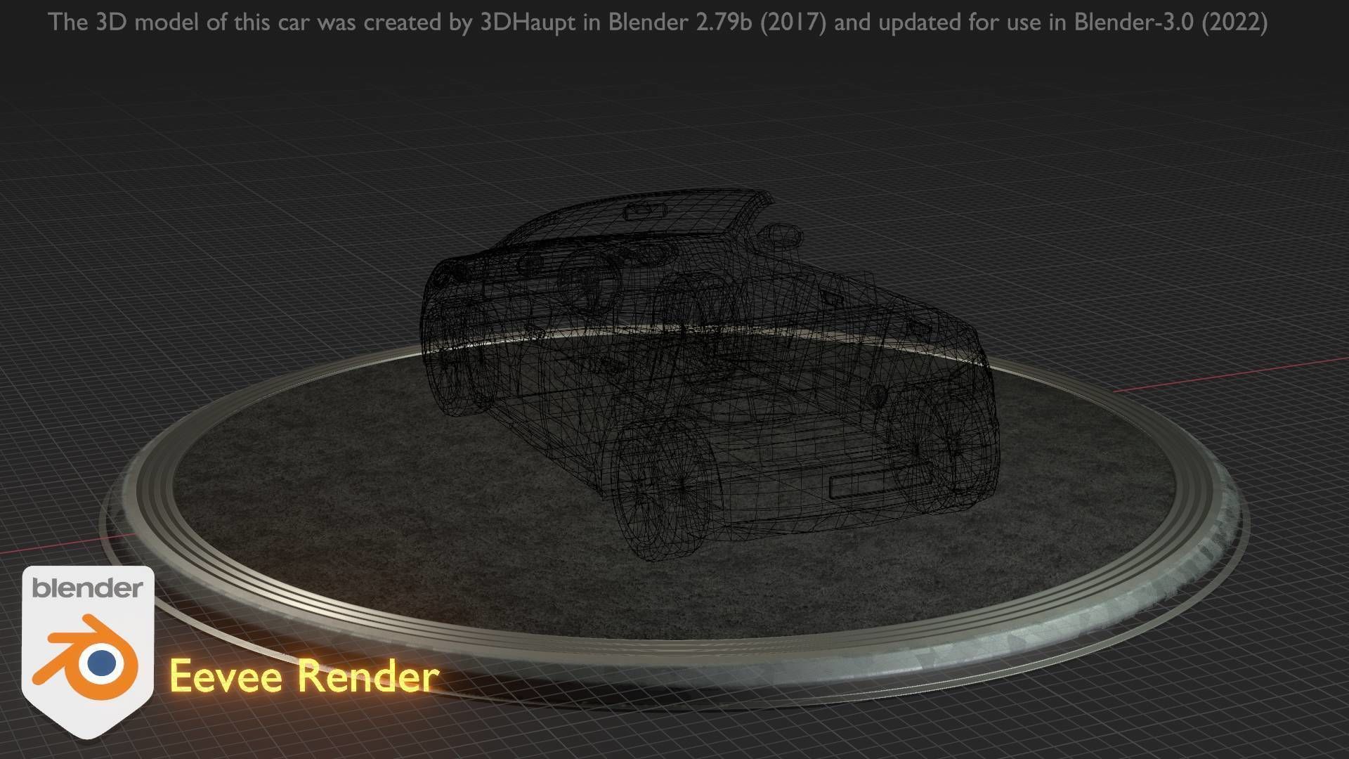 City Car 27 Compact Class Convertible Open Type-C Red Low-poly 3D model_25