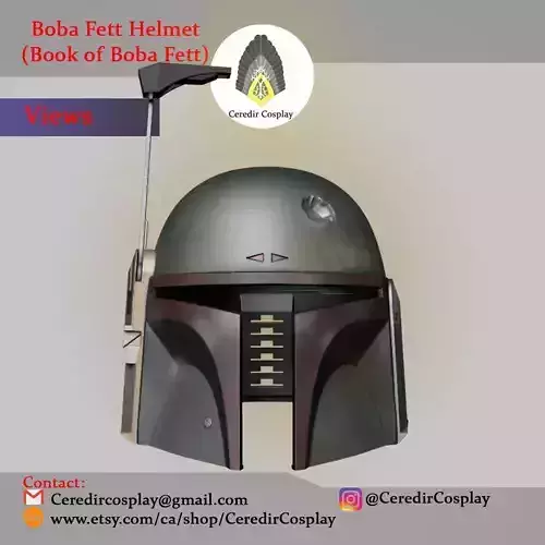 Book of Boba Fett Helmet 3d digital download