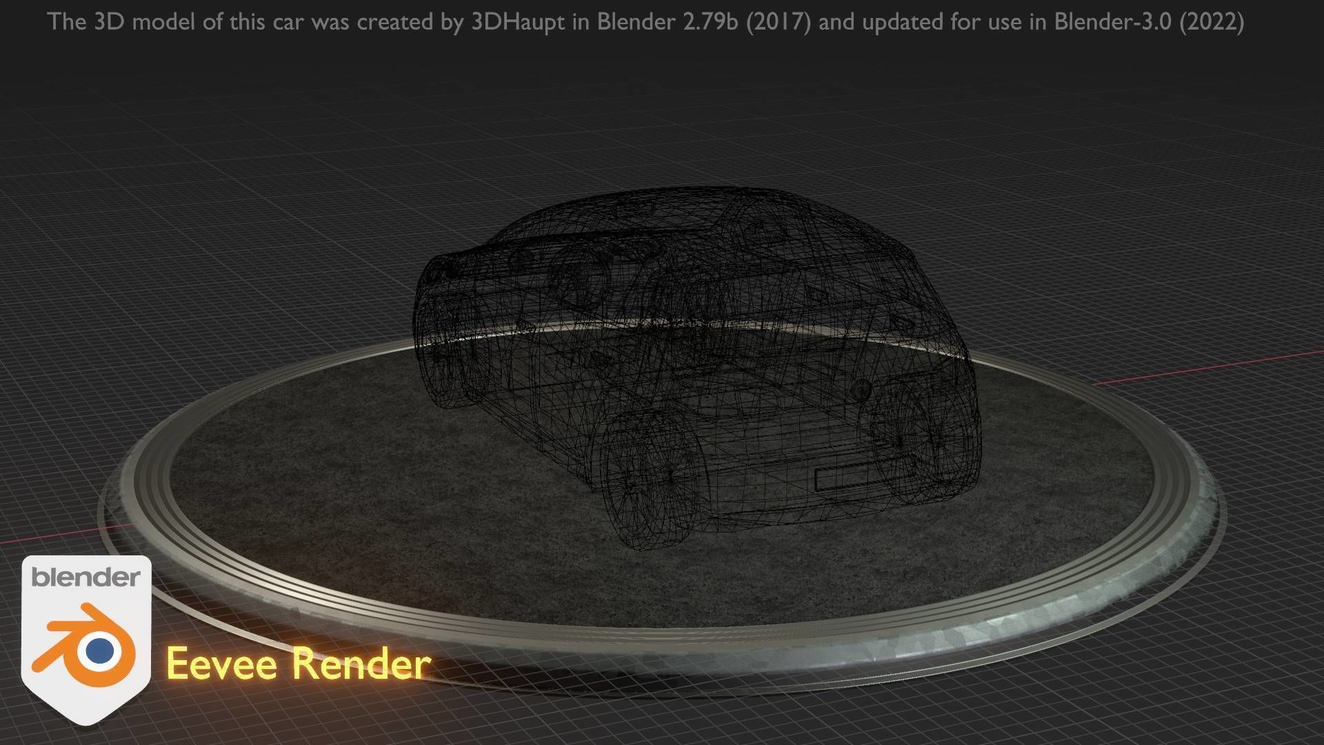 City Car 28 Compact Class Type-C Red Low-poly 3D model_23