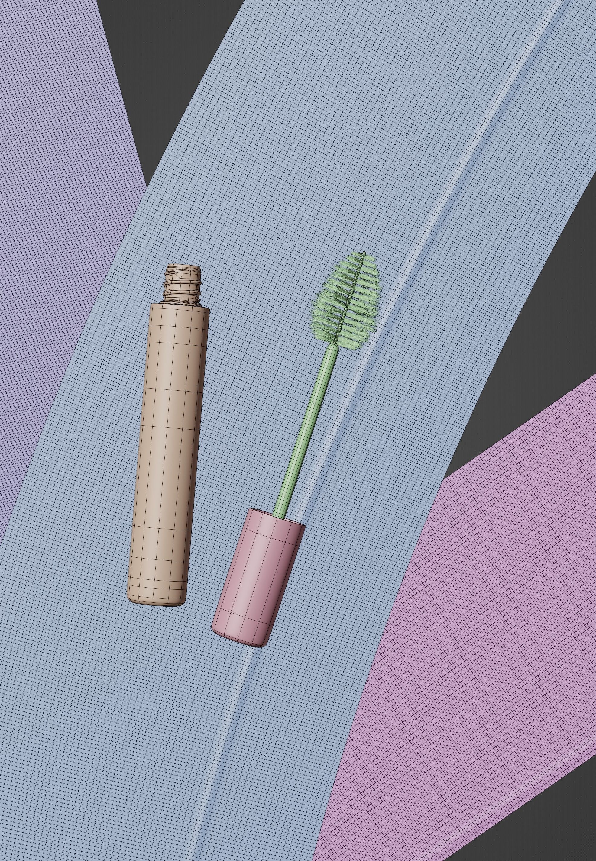 Cosmetics Mascara  3D model_1