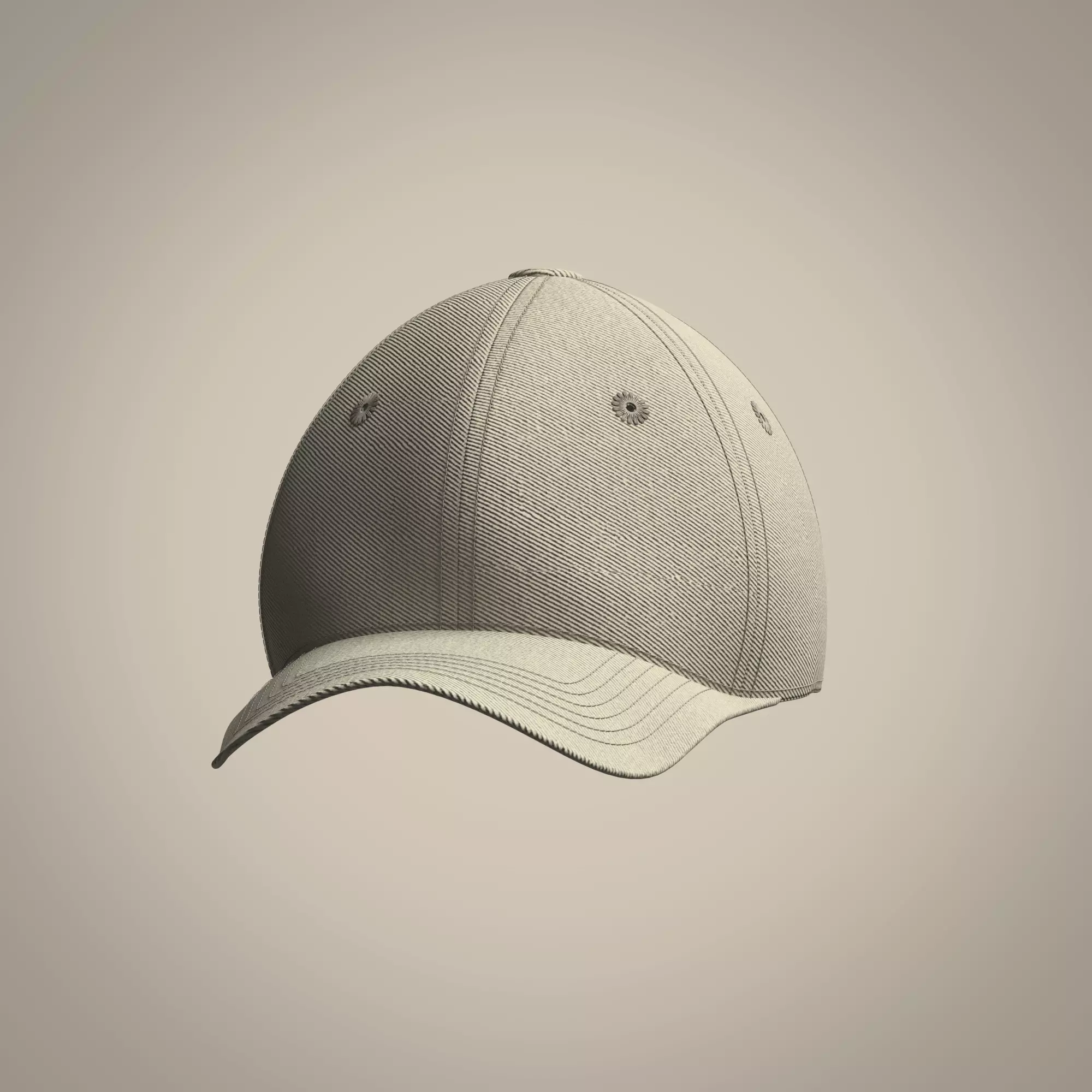 Baseball Cap 3D model_0
