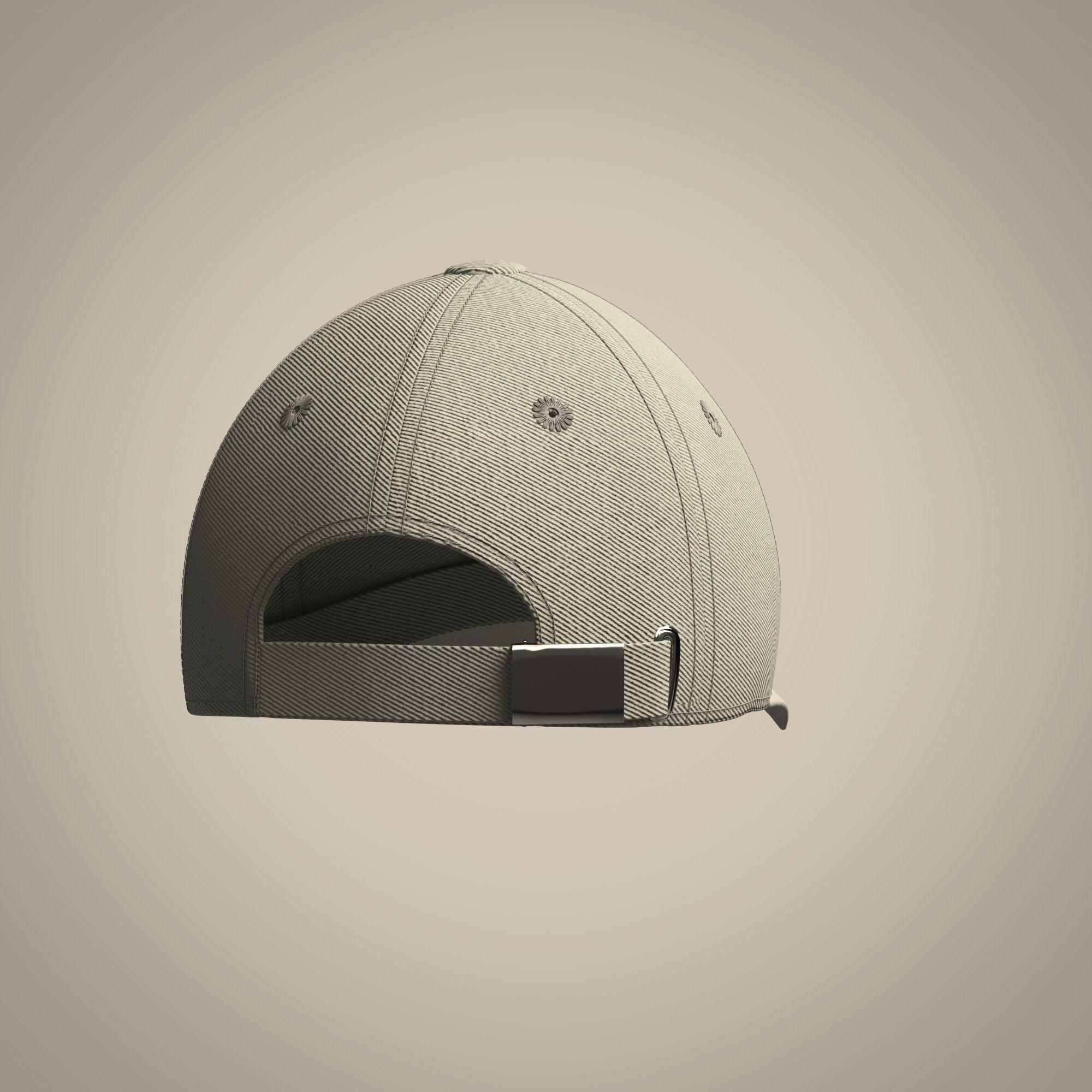 Baseball Cap 3D model_3