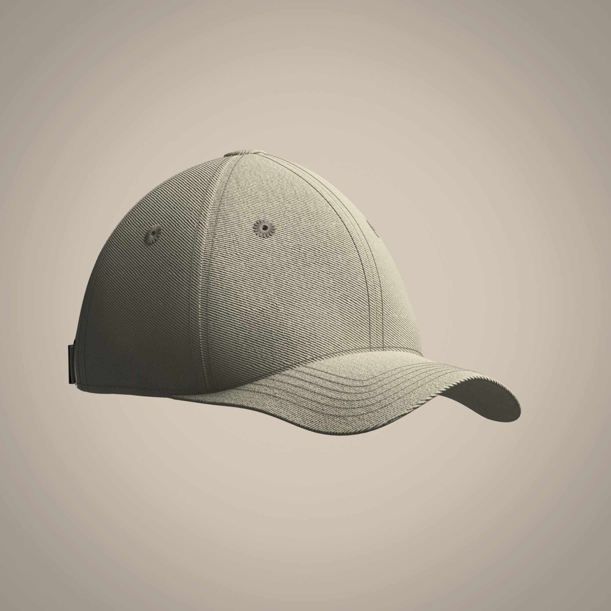 Baseball Cap 3D model_1
