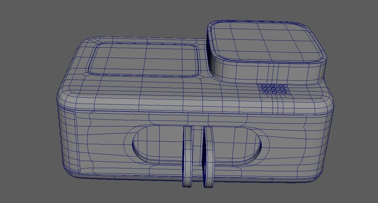 GoPro hero camera 3D model_26
