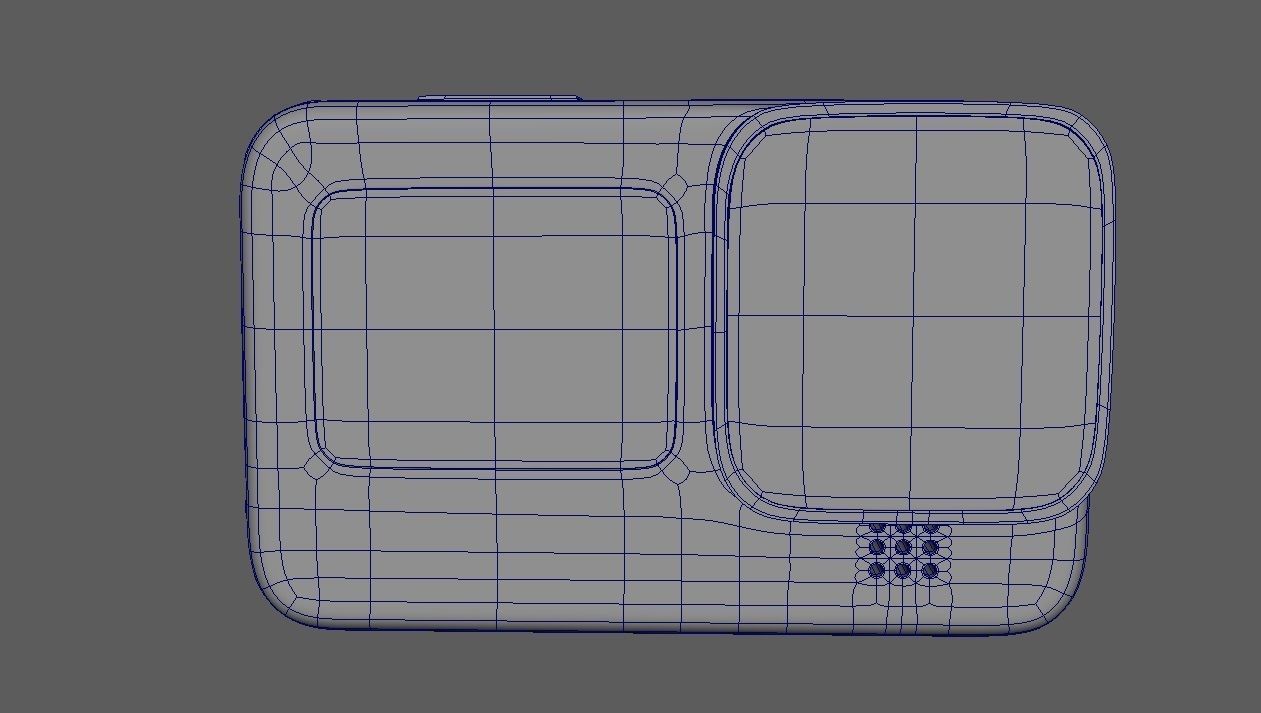 GoPro hero camera 3D model_27