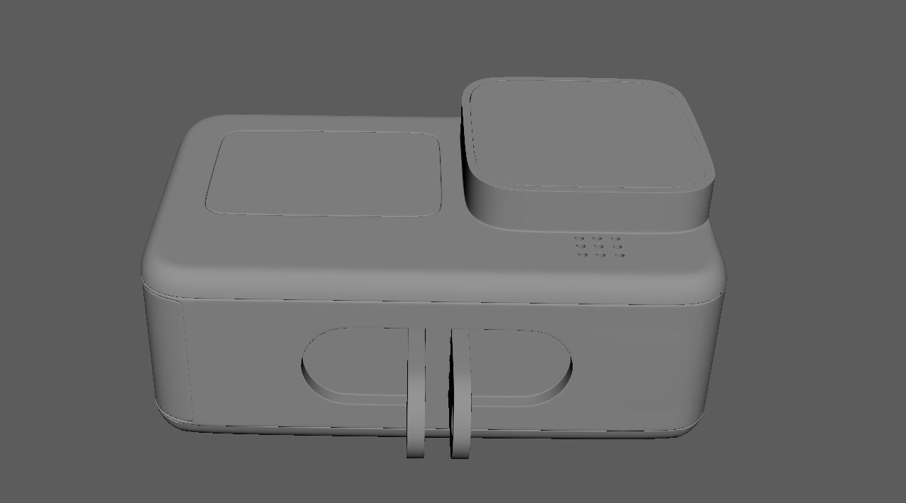 GoPro hero camera 3D model_17