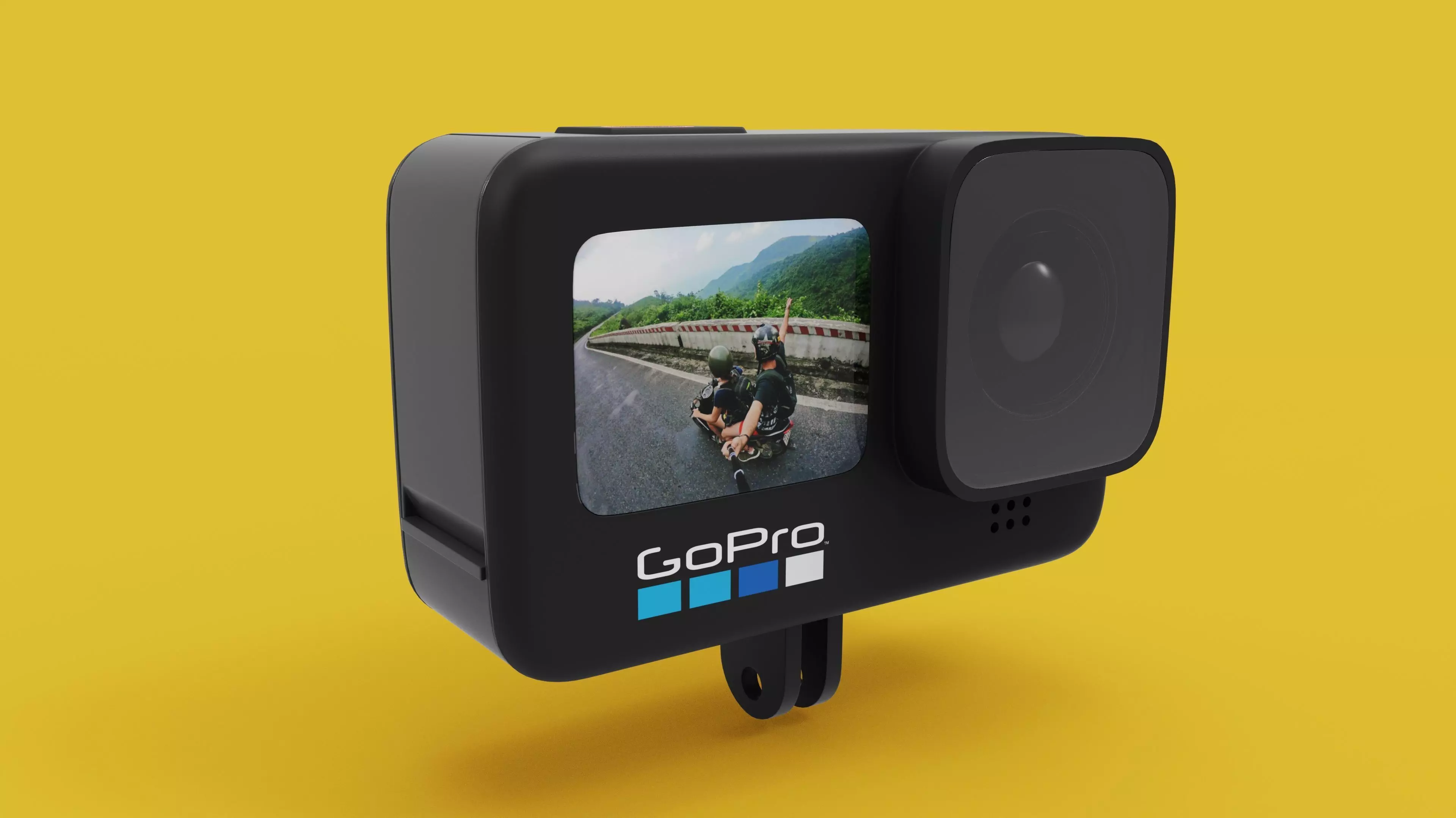 GoPro hero camera 3D model_0