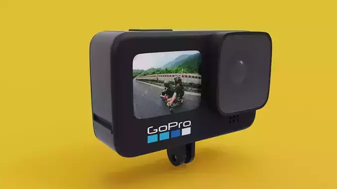 GoPro hero camera 3D model
