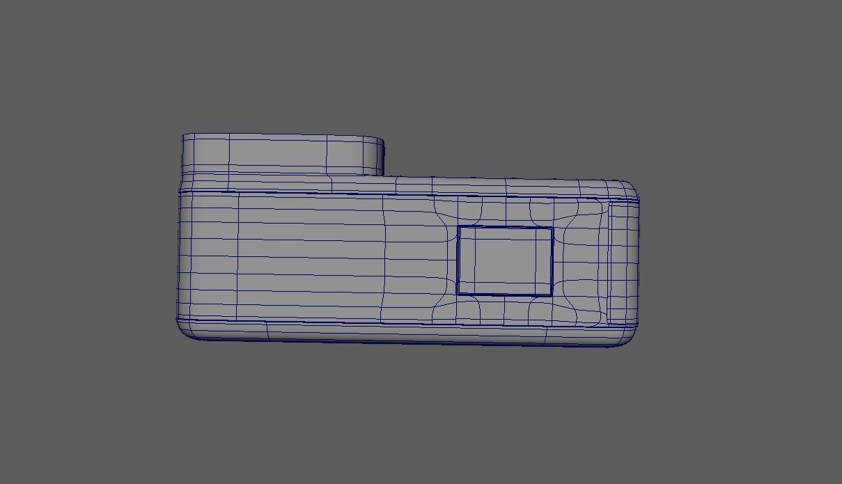 GoPro hero camera 3D model_29