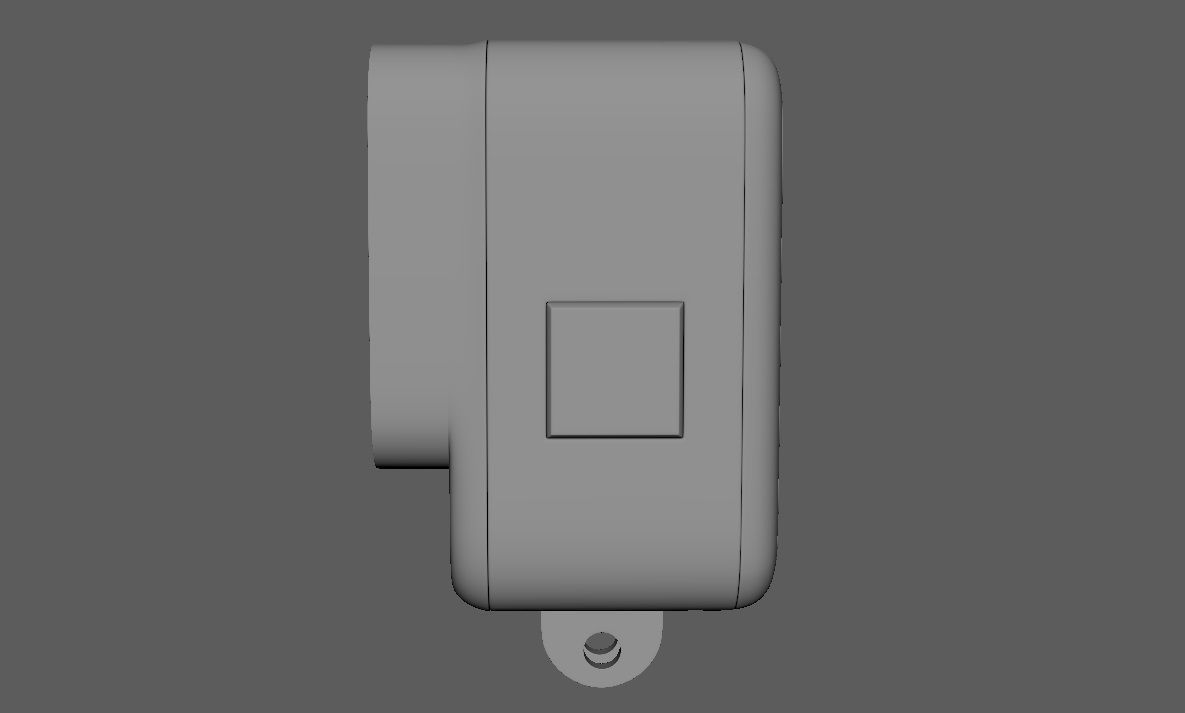 GoPro hero camera 3D model_11