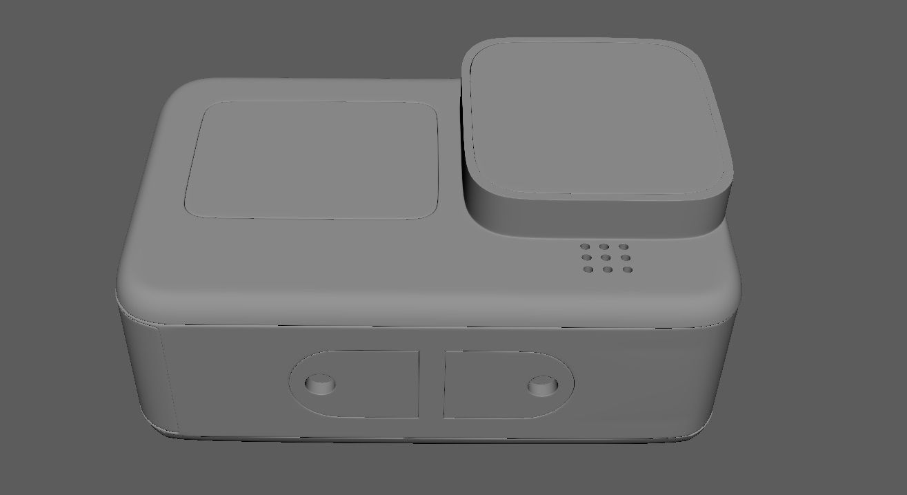 GoPro hero camera 3D model_13