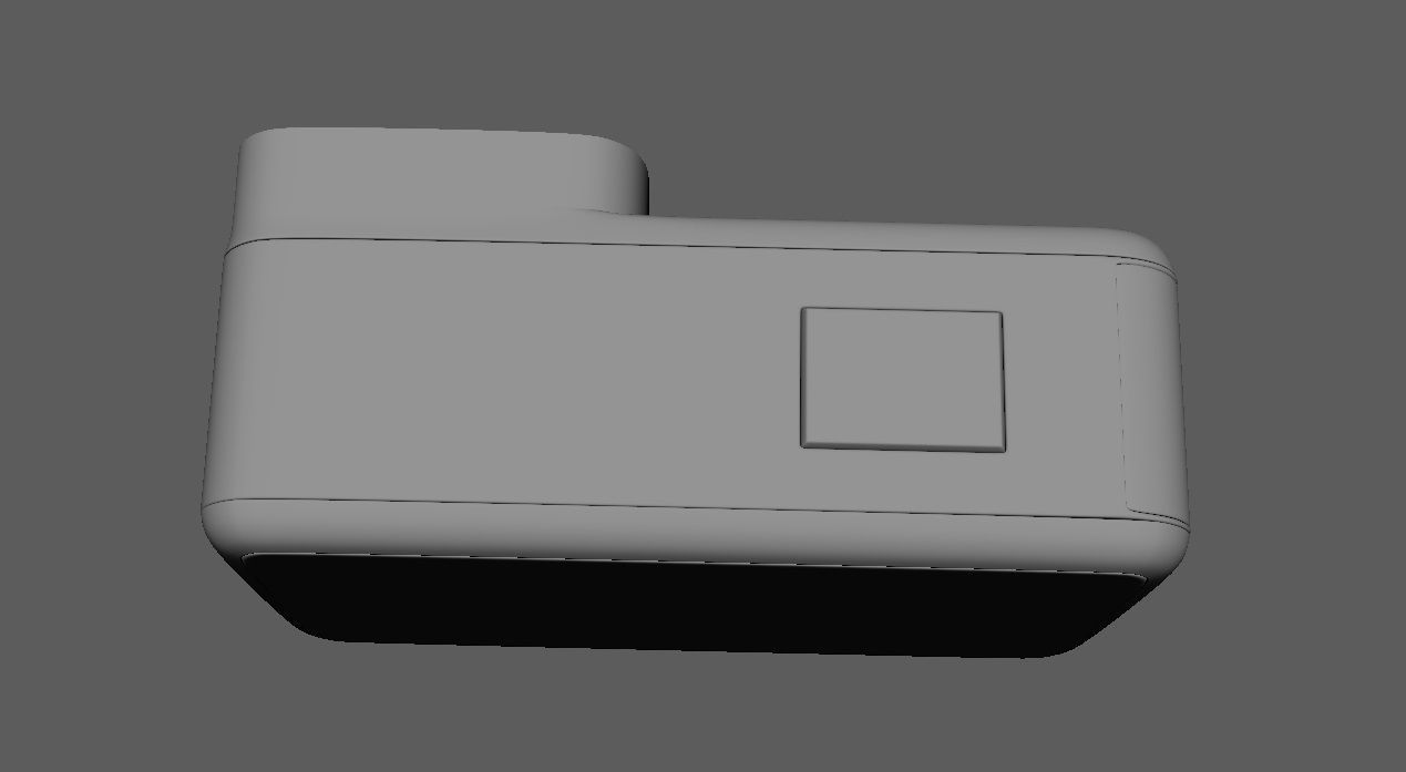 GoPro hero camera 3D model_14