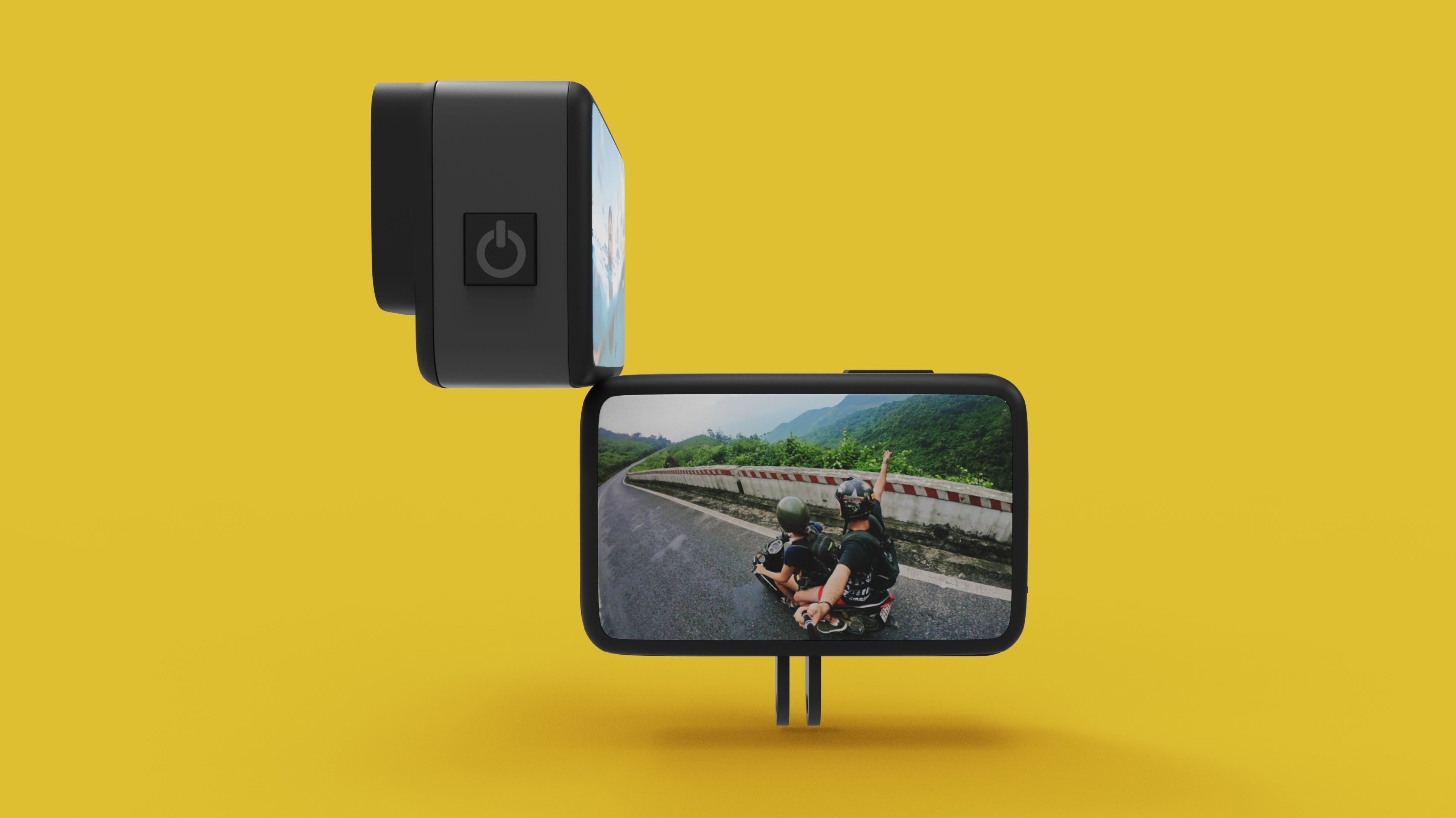 GoPro hero camera 3D model_2
