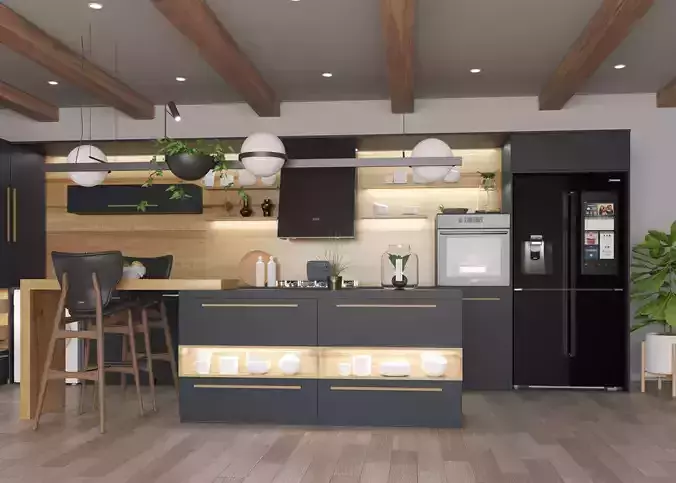 modern kitchen