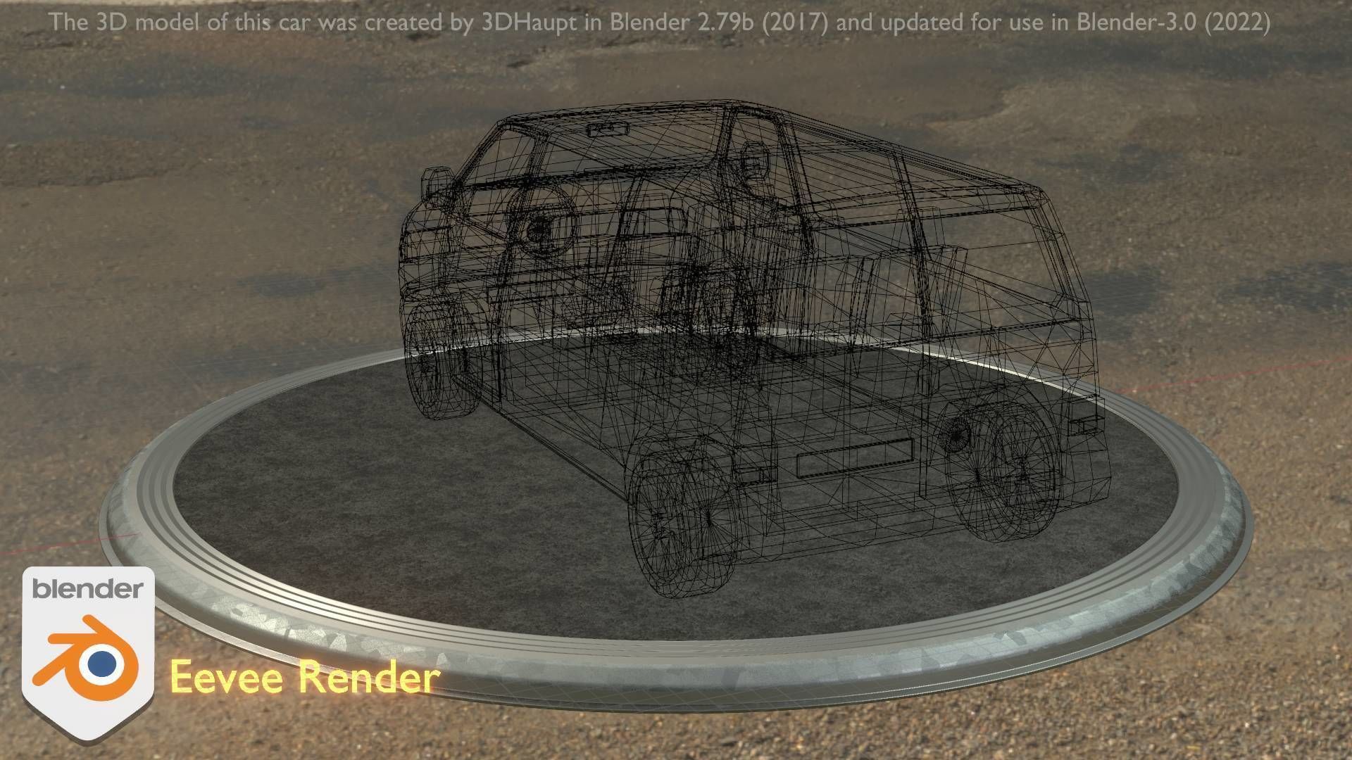 City Car 31 Commercial Minibus Type-C Red Low-poly 3D model_95