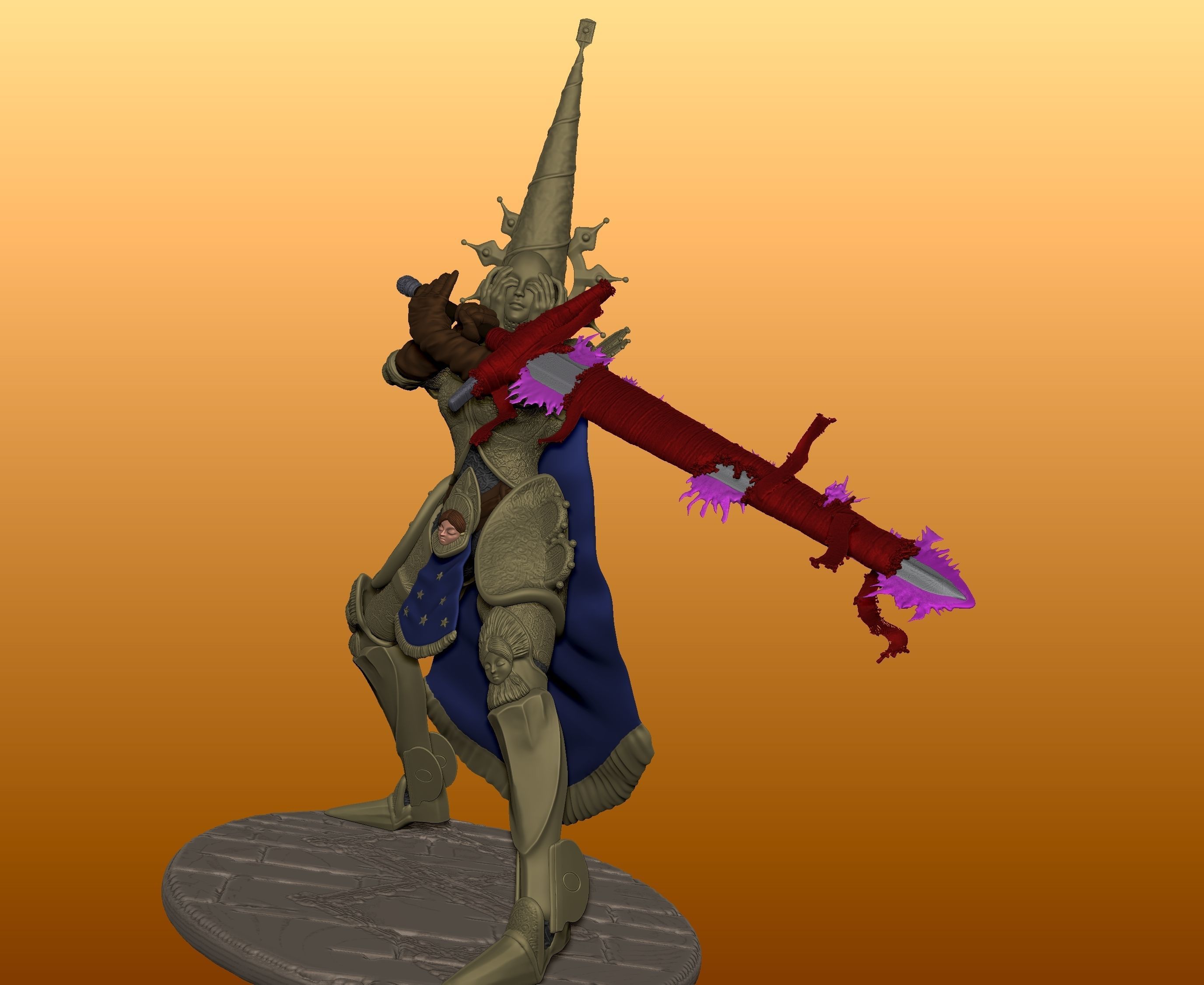 Crisanta in penance from Blasphemous 3D print model_2