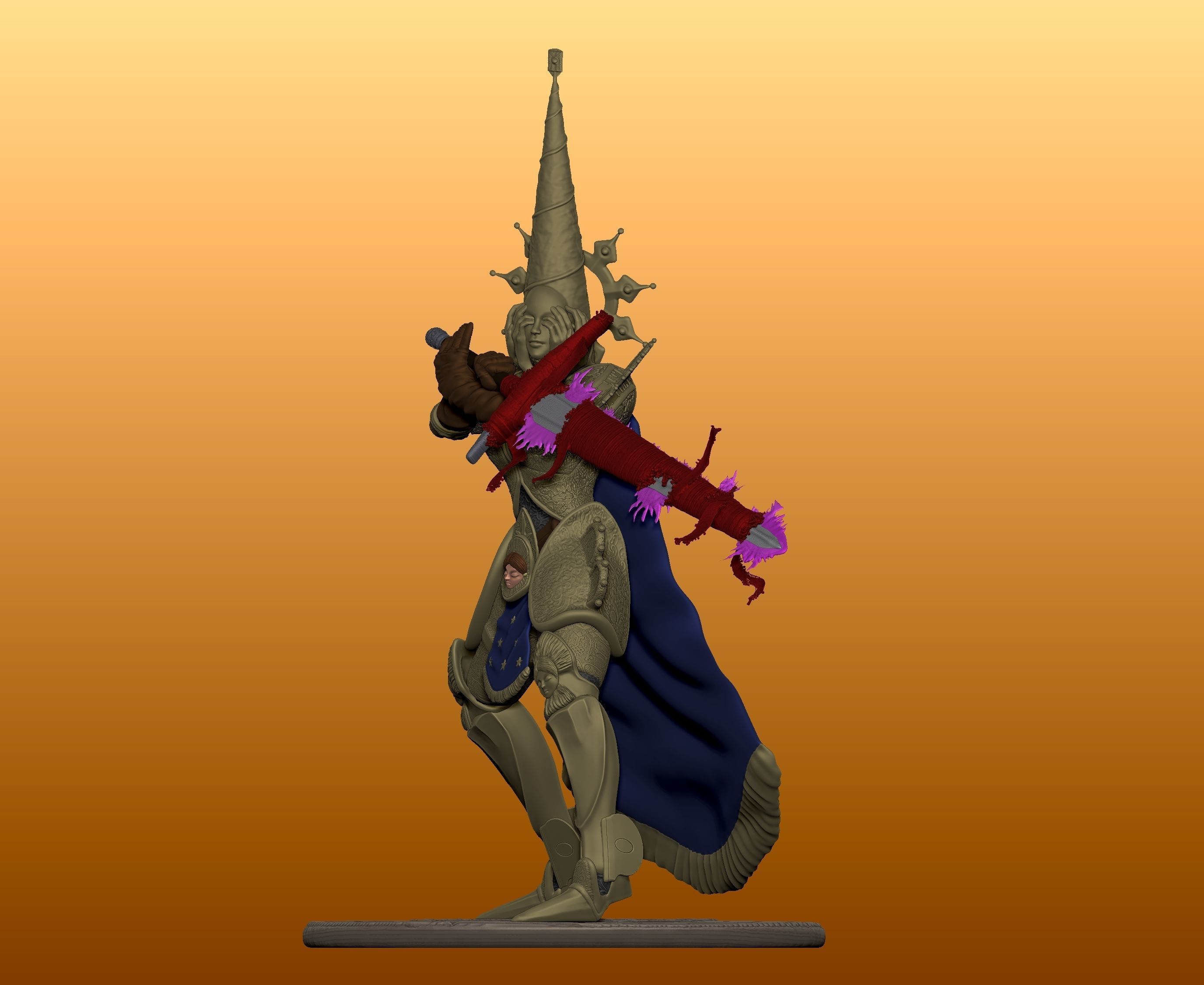 Crisanta in penance from Blasphemous 3D print model_5