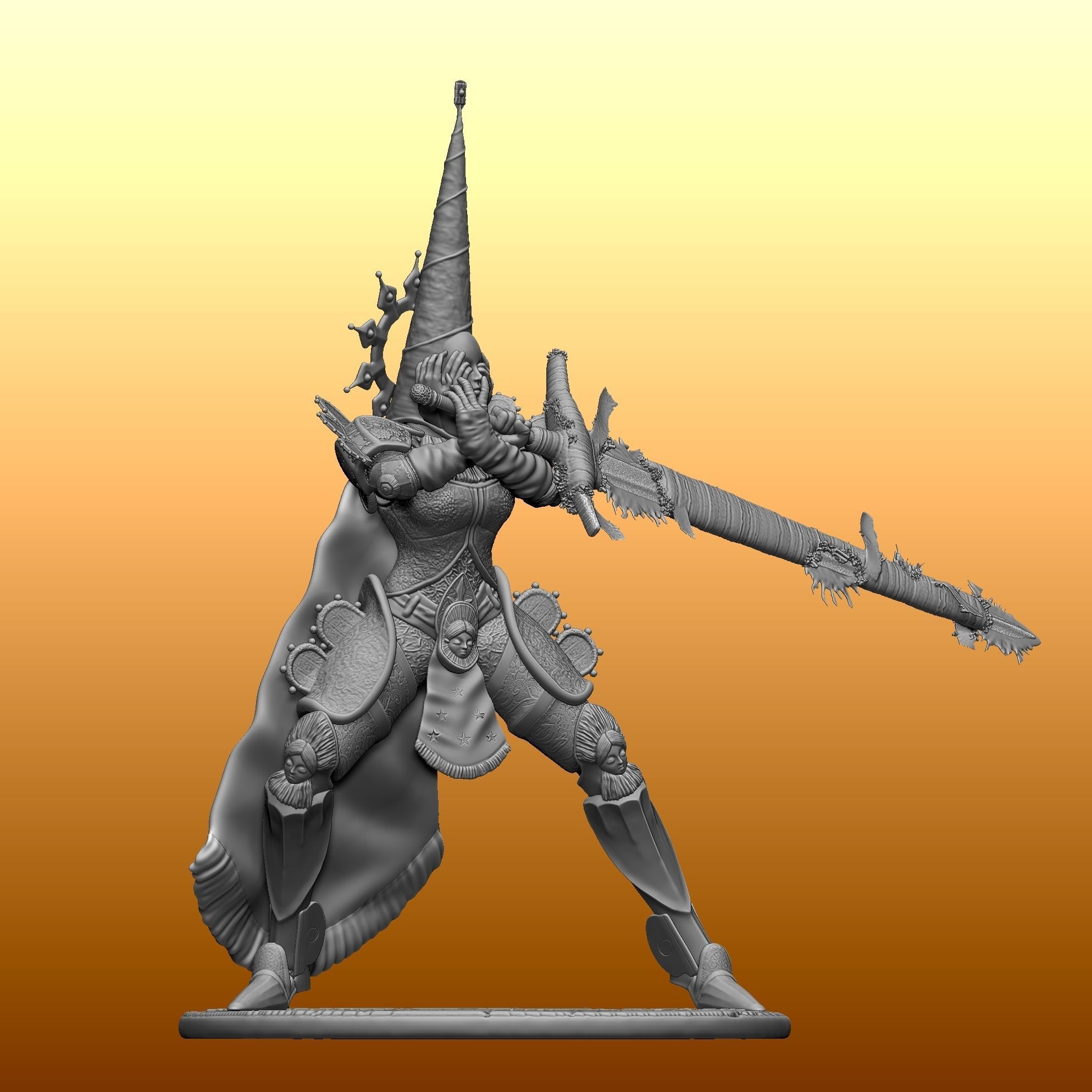 Crisanta in penance from Blasphemous 3D print model_10