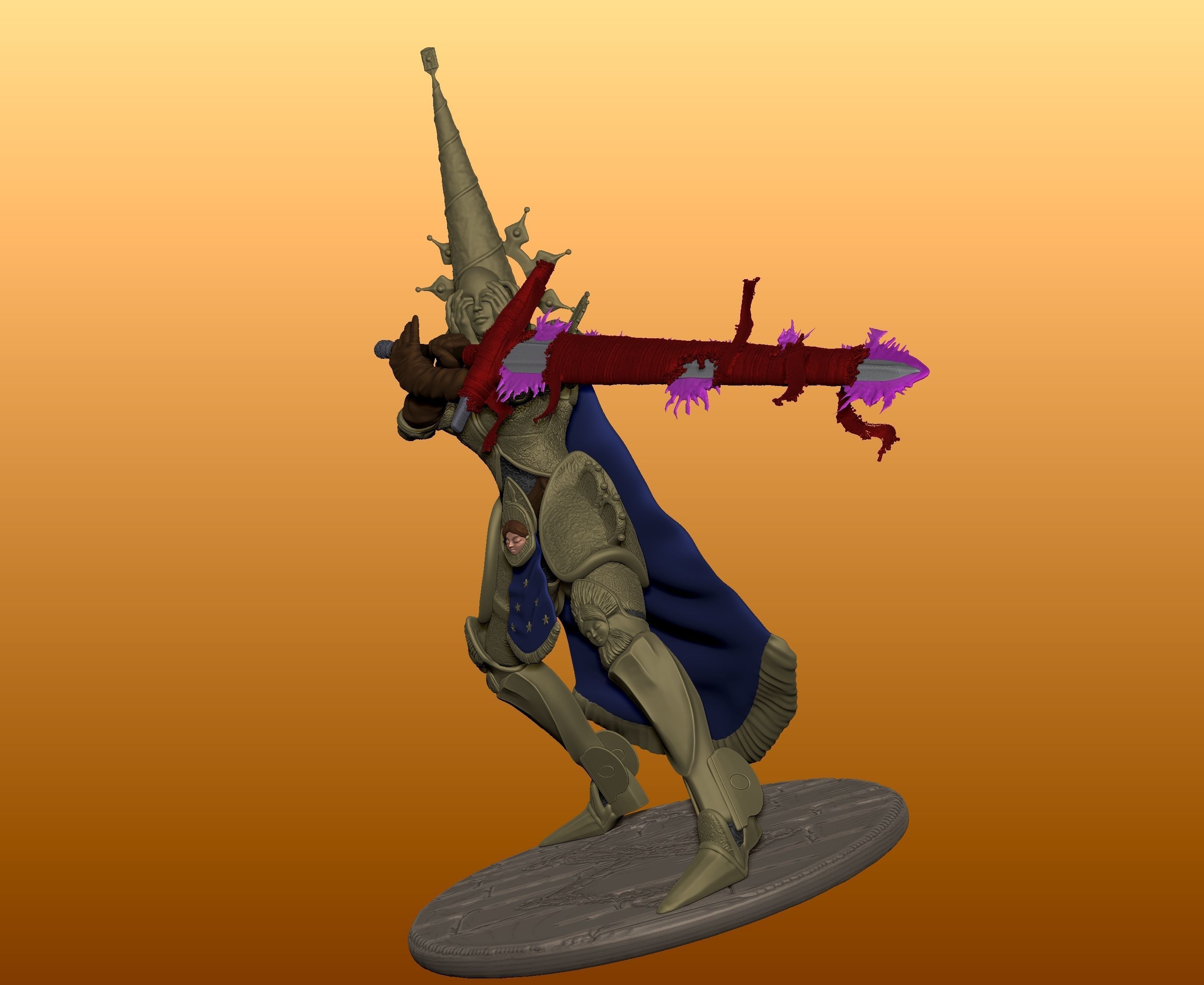 Crisanta in penance from Blasphemous 3D print model_4